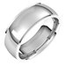 Stepped-Edge Comfort-Fit Half Round Band