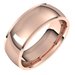 Stepped-Edge Comfort-Fit Half Round Band