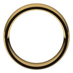 Stepped-Edge Comfort-Fit Half Round Band