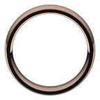 Stepped-Edge Comfort-Fit Half Round Band