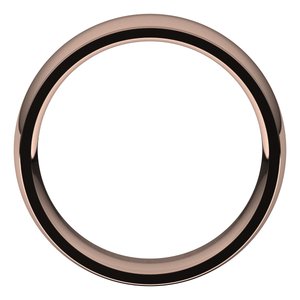 Stepped-Edge Comfort-Fit Half Round Band