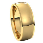 Stepped-Edge Comfort-Fit Half Round Band