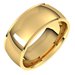 Stepped-Edge Comfort-Fit Half Round Band