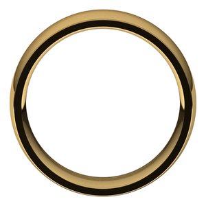 Stepped-Edge Comfort-Fit Half Round Band