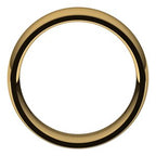 Stepped-Edge Comfort-Fit Half Round Band