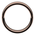 Stepped-Edge Comfort-Fit Half Round Band