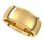 Stepped-Edge Comfort-Fit Half Round Band