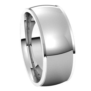 Stepped-Edge Comfort-Fit Half Round Band
