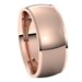 Stepped-Edge Comfort-Fit Half Round Band