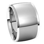 Stepped-Edge Comfort-Fit Half Round Band
