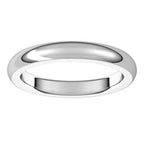 Heavyweight Comfort-Fit Half Round Band