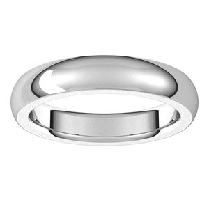 Heavyweight Comfort-Fit Half Round Band