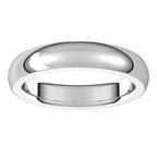 Heavyweight Comfort-Fit Half Round Band