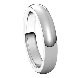 Heavyweight Comfort-Fit Half Round Band
