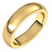 Heavyweight Comfort-Fit Half Round Band