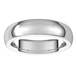 Heavyweight Comfort-Fit Half Round Band