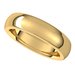 Heavyweight Comfort-Fit Half Round Band
