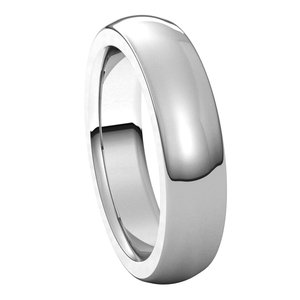 Heavyweight Comfort-Fit Half Round Band