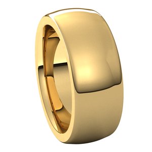 Heavyweight Comfort-Fit Half Round Band