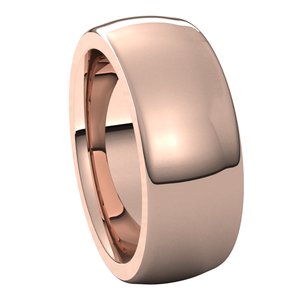 Heavyweight Comfort-Fit Half Round Band