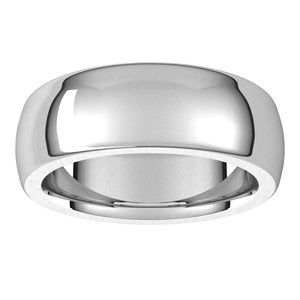 Heavyweight Comfort-Fit Half Round Band