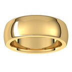 Heavyweight Comfort-Fit Half Round Band