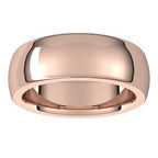 Heavyweight Comfort-Fit Half Round Band