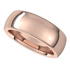 Heavyweight Comfort-Fit Half Round Band