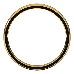 Lightweight Comfort-Fit Half Round Band