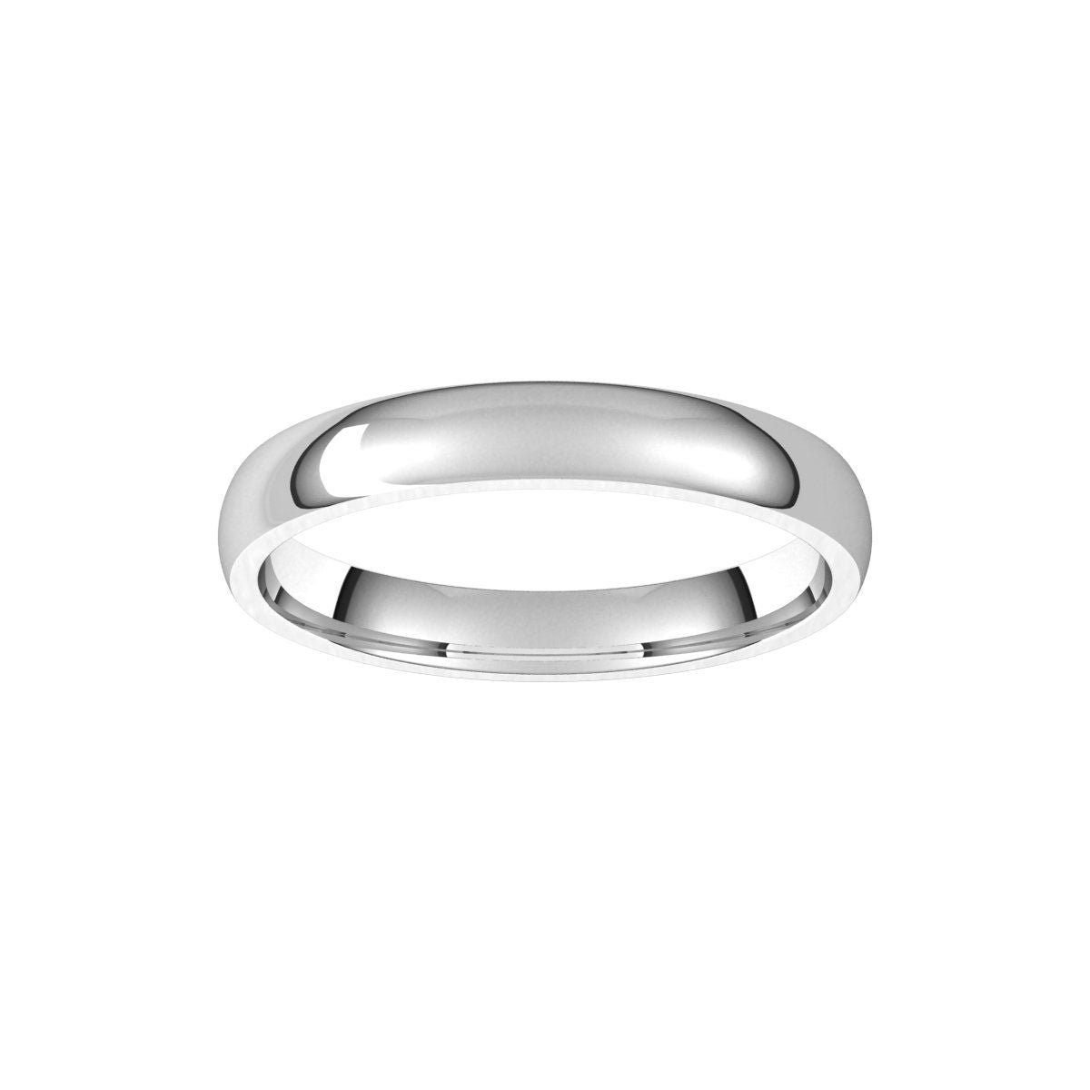 Lightweight Comfort-Fit Half Round Band