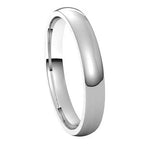 Lightweight Comfort-Fit Half Round Band
