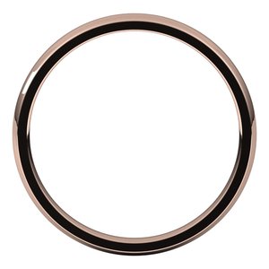 Lightweight Comfort-Fit Half Round Band