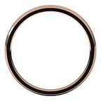 Lightweight Comfort-Fit Half Round Band
