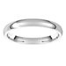 Lightweight Comfort-Fit Half Round Band