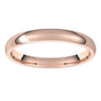 Lightweight Comfort-Fit Half Round Band