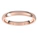 Lightweight Comfort-Fit Half Round Band