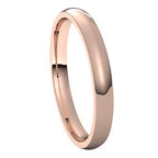 Lightweight Comfort-Fit Half Round Band