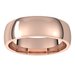 Lightweight Comfort-Fit Half Round Band