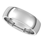 Lightweight Comfort-Fit Half Round Band