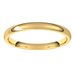 Lightweight Comfort-Fit Half Round Band