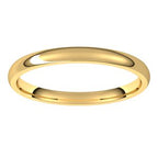 Lightweight Comfort-Fit Half Round Band