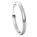 Lightweight Comfort-Fit Half Round Band