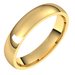 Lightweight Comfort-Fit Half Round Band