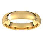 Lightweight Comfort-Fit Half Round Band