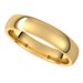 Lightweight Comfort-Fit Half Round Band