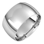 Lightweight Comfort-Fit Half Round Band
