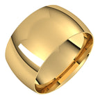 Lightweight Comfort-Fit Half Round Band