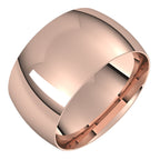Lightweight Comfort-Fit Half Round Band