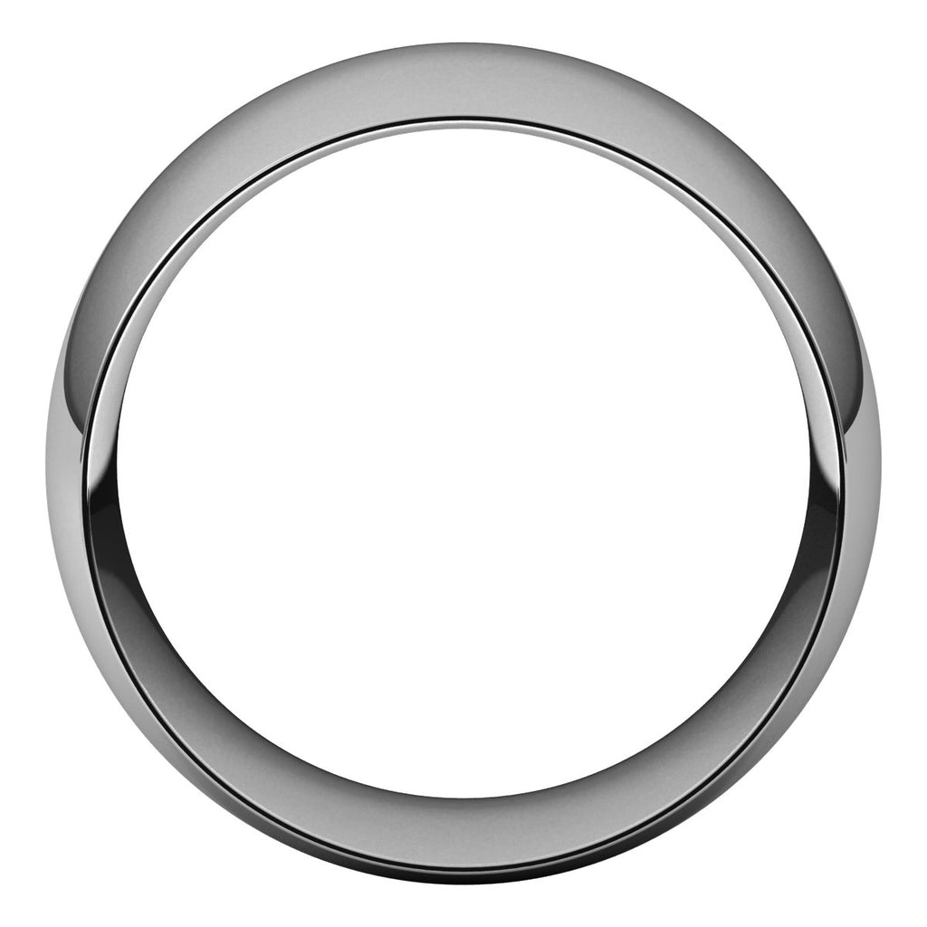 Lightweight Comfort-Fit Half Round Band