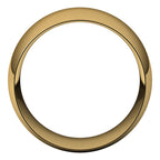 Lightweight Comfort-Fit Half Round Band